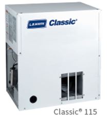 LB White Classic™ Pilot Ignition Forced Air Heater - Fully Accessorized - Chimney Cricket