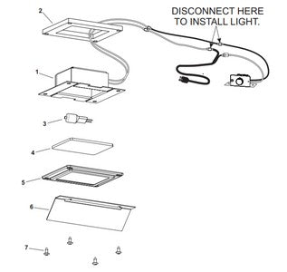 Lighting Kit, 120 V (requires switch for Rheostat) for DVCP & DVCC - Chimney Cricket