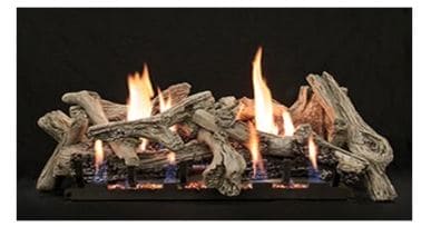 WMH 30" Driftwood 10-Piece Burncrete® Log Set - Chimney Cricket