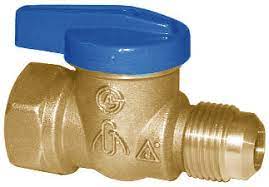 Valve, 3/8" Flare X 1/2" FPT, Blue Top Ball Valve, Legend, T-3000 Series, 102-112, (CS10) - Chimney Cricket