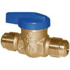 Valve, 3/8" Flare X 3/8" Flare, Blue Top Ball Valve, Legend, T-3000 Series, 102-312 (CS10) - Chimney Cricket