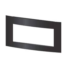 WMH Matte Black Eclipse Decorative Front with Barrier Screen for Medium Insert ** - Chimney Cricket