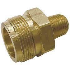 Hose Adapter, 1"-20 Male X 1/4" MPT Brass Adapter, for Camping & RV, MEC, ME417 - Chimney Cricket