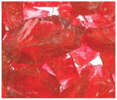 Majestic Glass Media Scarlet - Red - Chimney Cricket