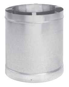 Metal Fab 14" Air Cooled Temp/Guard® 12" Chimney Length - Chimney Cricket