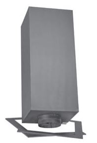 Metal Fab 12" Temp/Guard® Cathedral Support with Trim - Chimney Cricket