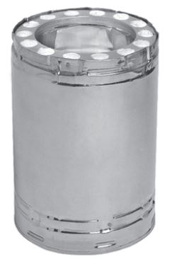 Metal Fab 12" Temp/Guard® 6" Chimney Length - Chimney Cricket