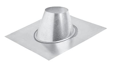 Metal Fab 4" x 6" DV 1/12 - 5/12 Flashing - Chimney Cricket