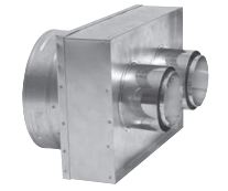 Metal Fab 4" x 6" DV Co-Axial to Co-Linear Adapter - Chimney Cricket
