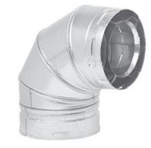 Metal Fab 4" x 6" DV 90° Swivel Elbow - Chimney Cricket