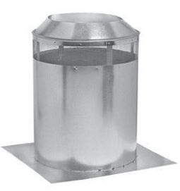 Metal Fab 6" Temp/Guard® Insulation Shield - Chimney Cricket