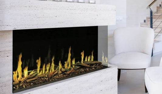 Modern Flames 52" Orion Multi HelioVision Linear Electric Fireplace - Chimney Cricket