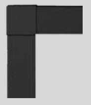 Monessen 60" Contemporary Satin Black Face - Chimney Cricket