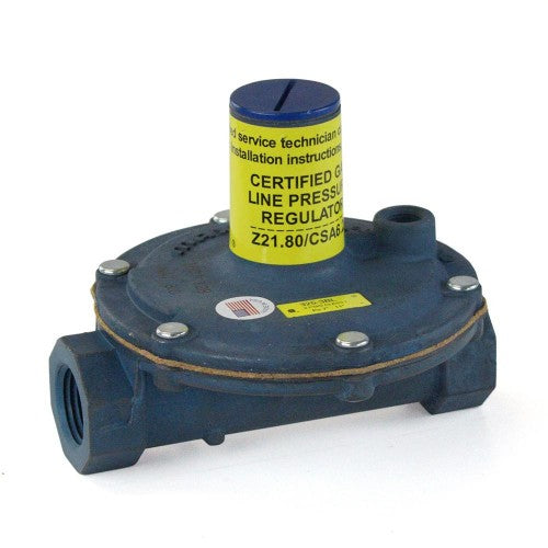 Regulator, Maxitrol, "IMBLUE," 1/2" X 1/2" WITHOUT Vent Limiter, Propane, 2PSI to 11" WC, Single - 225,400 BTU's / Multi. - 402,500 BTU's, 325 Series, 325-3LB-44LP (CS50) - Chimney Cricket