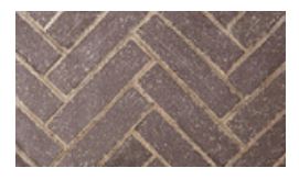 Superior 48" Midnight Split Herringbone Mosaic Masonry TM Brick Panels - F4546 ** - Chimney Cricket