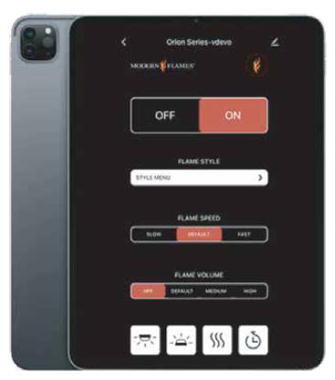 Modern Flames IPAD Air - 9" Screen - Chimney Cricket