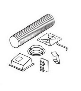 Superior H3991 Outside Air Kit With Duct - Chimney Cricket