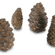 RHP (4) Designer Pines Cones (Assorted Sizes, Vacuum Packed) (CS6) - PC4 - Chimney Cricket