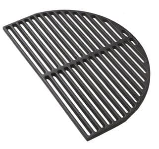 Primo One-Piece Half Moon Cast Iron Searing Grate for Oval JR - PRM363 - Chimney Cricket