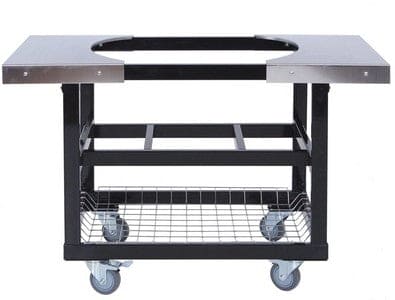 Primo Cart Base with Basket & Stainless Steel Side Shelves for Oval XL and Oval LG - PRM370 - Chimney Cricket