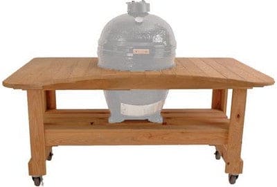 Primo Cypress Table for Kamado/Round - PRM601 - Chimney Cricket
