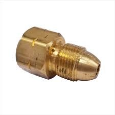 POL Adapter, M.POL X 1/2" Female Pipe Thread, Brass, 2906G - Chimney Cricket