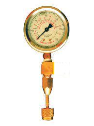 Presto-Tap Test Set, 0-30 PSI Liquid Filled Pressure Gauge, w/ Straight Quick Adapter and Belt-Loop Holster. (No Bleeder)  PT30LP-STRAIGHT - Chimney Cricket