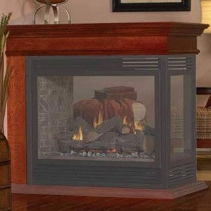 WMH 36" Unfinished Hardwood Peninsula Mantel Top ** - Chimney Cricket