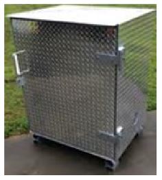 Small Aluminum Dispensing Cabinet - Chimney Cricket