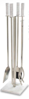 Pilgrim Carrara Marble Tool Set SQ Base - Chimney Cricket