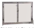 Pilgrim Flat Panel Operable Door Screen - Chimney Cricket