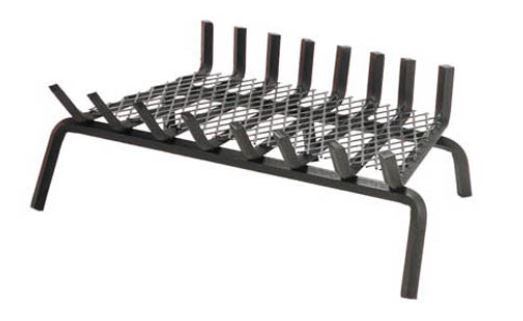 Pilgrim 33.5" Matte Black Ember Grate - Chimney Cricket