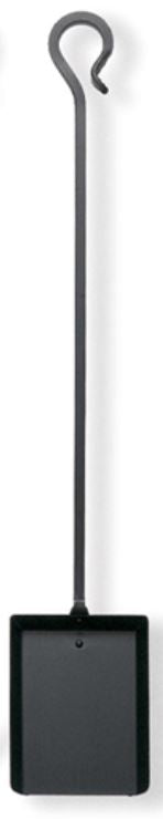 Pilgrim 30" Matte Black Iron Shovel - Chimney Cricket