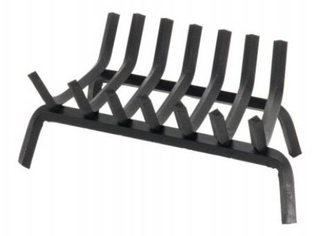 Pilgrim 18.5" Matte Black Zero Clearance T-Series Grate - Chimney Cricket