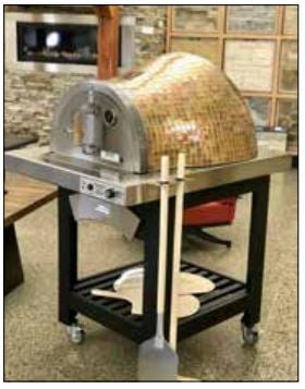 Hpc Copper Forno Series Portable Dual Fuel Oven With Electronic Ignition System - Lp