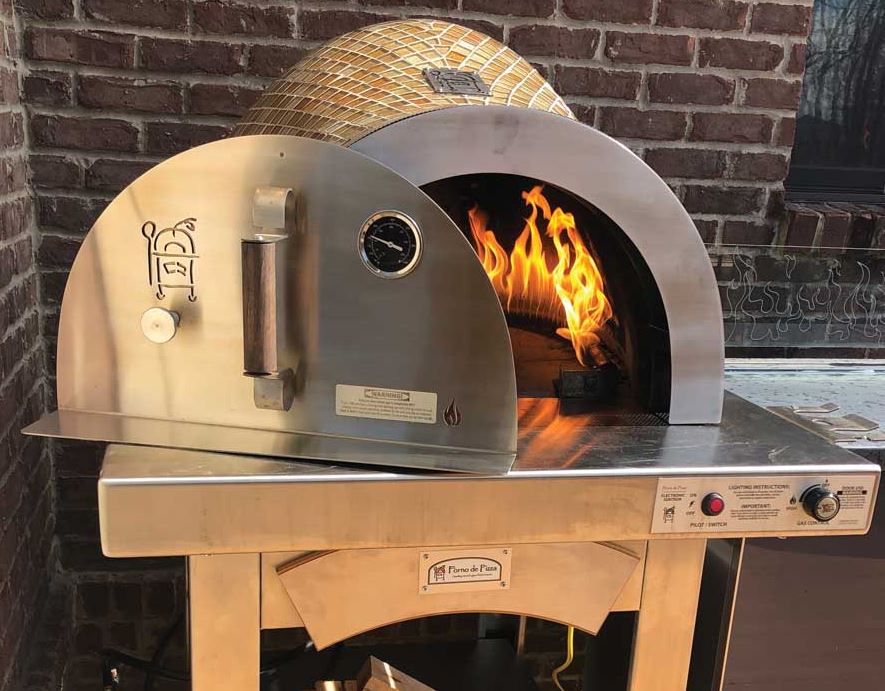Hpc Copper Forno Series Portable Dual Fuel Oven With Electronic Ignition System - Ng