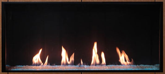 Plaza 55" Fireplace with InvisiMesh™ Barrier and Multi-Function Remote - Chimney Cricket