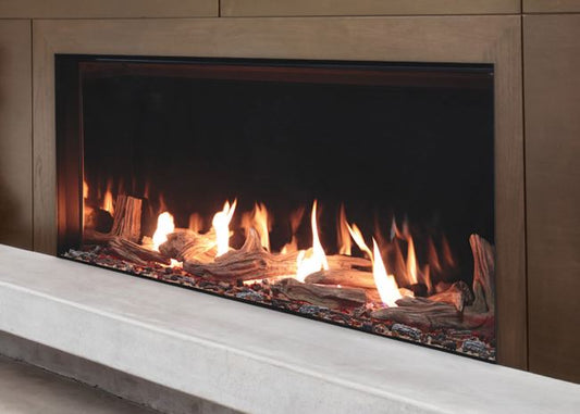 Plaza 55" Fireplace with Glass Barrier and Multi-Function Remote - Chimney Cricket