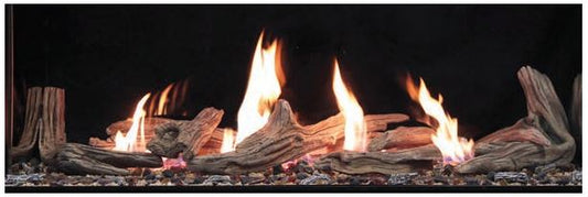 Driftwood Burncrete® Log Set for Plaza Fireplaces - Chimney Cricket