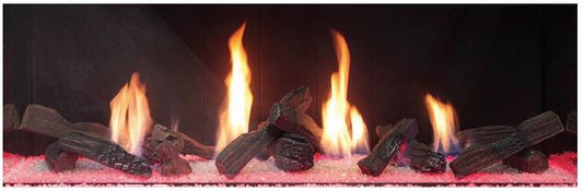 Traditional Charred Ceramic Fiber Log Set for Plaza Fireplaces ** - Chimney Cricket