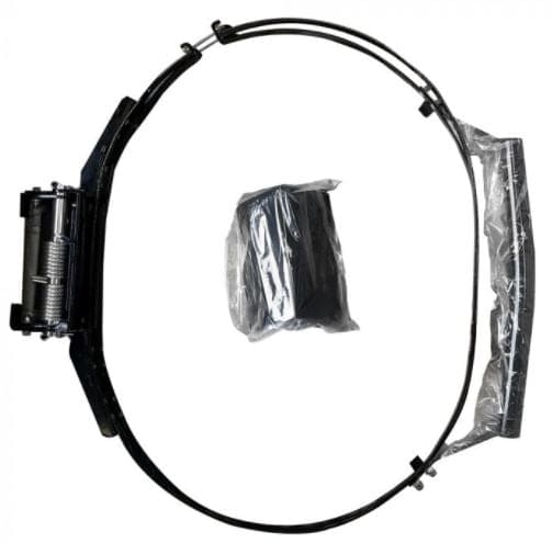 Primo Post 2015 Easy Lift Hinge and Handle Kit for Kamado Round (New Loop End Bands) - Chimney Cricket