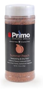 Primo Summer Peach Rub - 11 oz. Bottle - PRM502 - Chimney Cricket