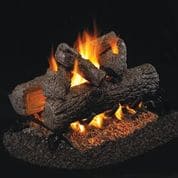RHP 19" Golden Oak SEE THRU Gas Logs - Chimney Cricket