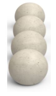 RHP 6" Graystone Fyre Spheres - FS64GS ** - Chimney Cricket