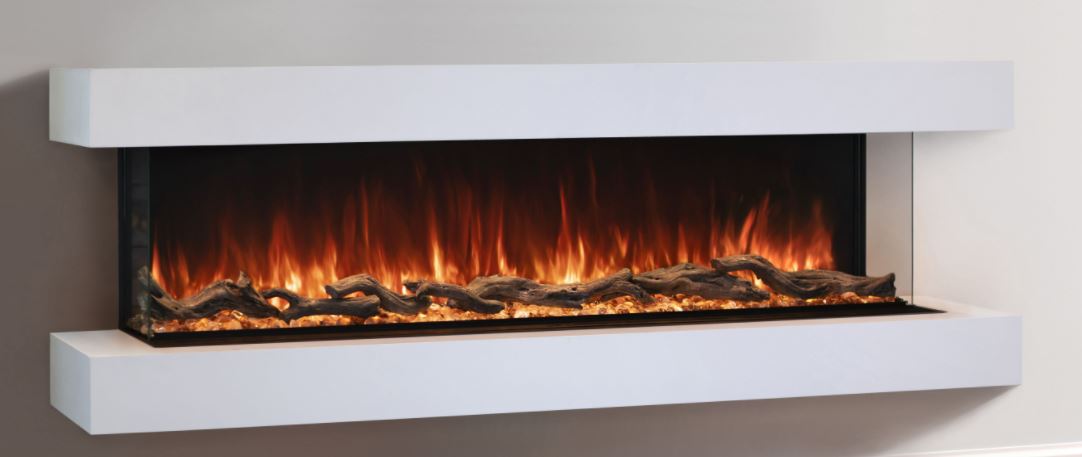 Modern Flames Ready To Finish LPM-4416 Premium Wall Mount Cabinet - WMC44LPMRTF - Chimney Cricket