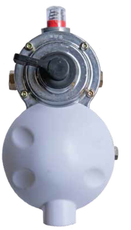 Regulator, Automatic Changeover, Two Stage, (2) 1/4" IF Outlets X 3/8" FPT Inlet, Enerco, 11" WC - F173766, F273846 - Chimney Cricket