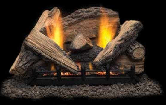 Monessen 18" Stony Creek 11-Piece Refractory Log Set - SC18-R - Chimney Cricket