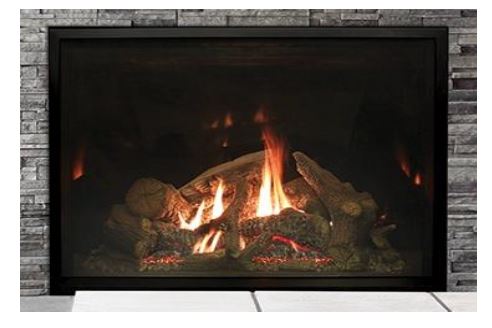 WMH 50" Rushmore Clean Face Fireplace with Electronic Valve, LP - Chimney Cricket