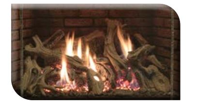 WMH Driftwood Ceramic Fiber Log Set - Chimney Cricket