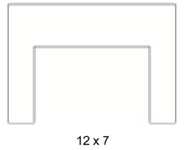 WMH Matte Black 3- Sided 1-Piece Metal Surround ** - Chimney Cricket